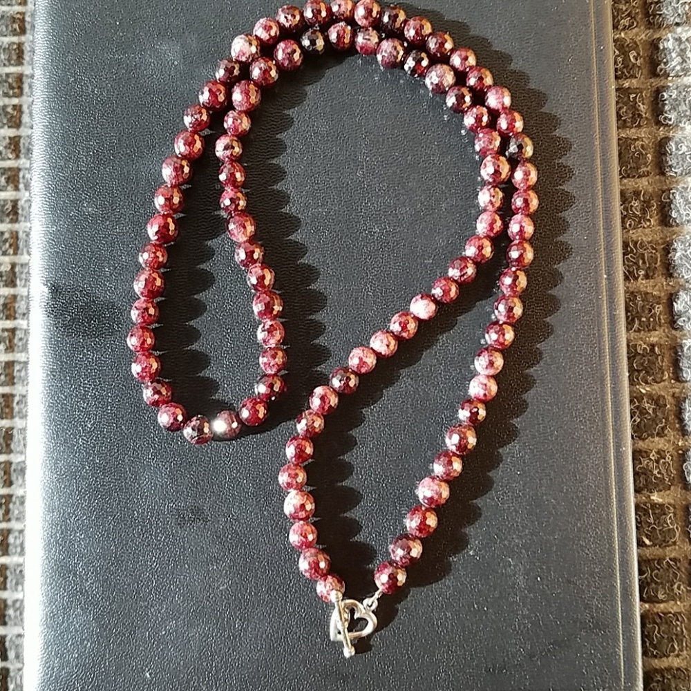 Garnet necklace